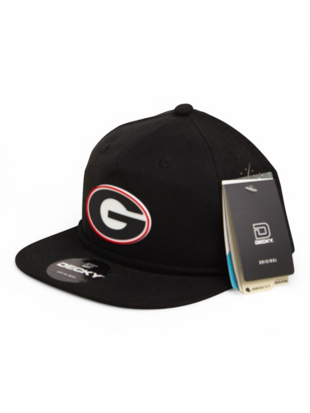 Georgia Bulldogs Power G 3D Perforated Rope Hat- Black